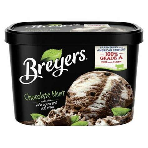 Breyers Frozen Peppermint Hot Choco Quart Cpt International