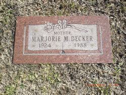 Marjorie Ann Martin Decker M Morial Find A Grave