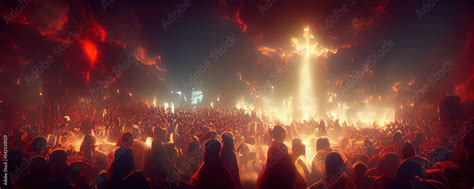 Revelation of Jesus Christ Stock Illustration | Adobe Stock