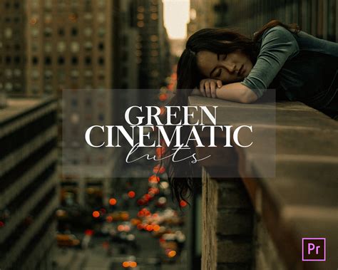 Green Cinematic Luts For Adobe Premiere Pro 5 Vlog Luts Etsy