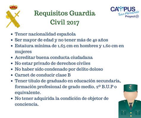 Qu Necesito Para Ser Guardia Civil Incluye V Deo