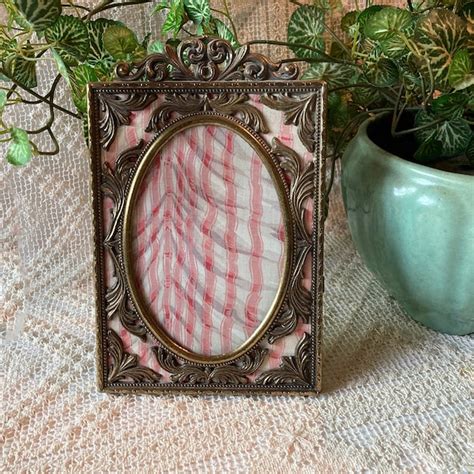 Brass Picture Frame Etsy