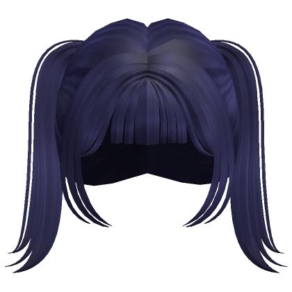 Cute Short Pigtails Navy Roblox