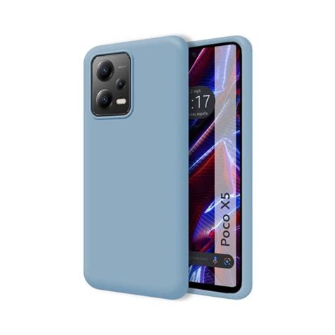 Funda Silicona Líquida Ultra Suave Xiaomi Poco X5 5g Color Azul con