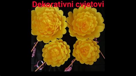 How To Make A Flower Out Of Paper Easy Kako Napraviti Cvijet Od Papira