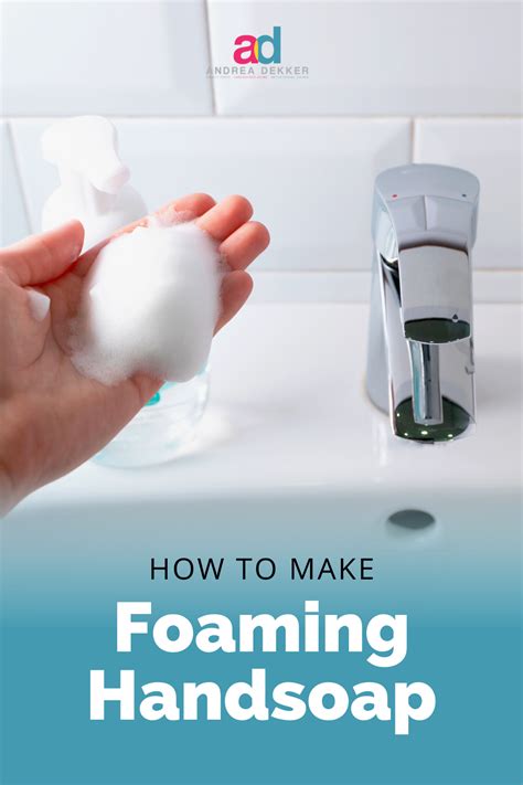 How To Make Homemade Foaming Hand Soap Easy And Simple DIY Recipe To