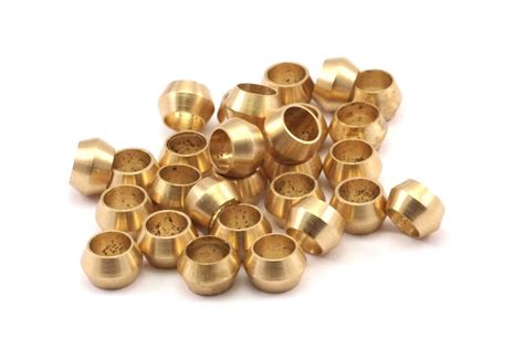 85mm Brass Beads 25 Raw Brass Beads 85x55mm A0433 Etsy