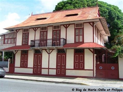 Les Maisons Cr Oles Et Les B Timents Publics Anciens De Cayenne Marie