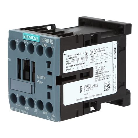 Main Contactor Siemens SIRIUS 3RT20181BB41 Automation24