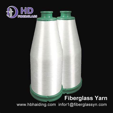 E Glass Fiberglass Twisted Yarn For Heat Resistance On Haiding Fiberglass