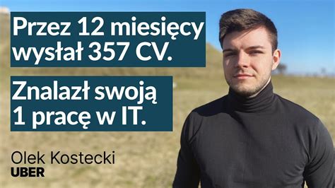 Po studiach bez doświadczenia zdobył pierwszą pracę w IT w Uber