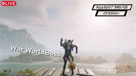 Live Throne And Liberty Kr Worldboss Sns Gs Cp Sv Elowen