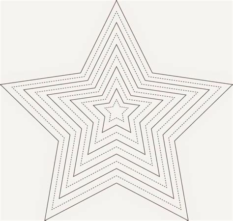 Звездочки шаблоны для вырезания разных размеров. Новогодняя звезда из ...