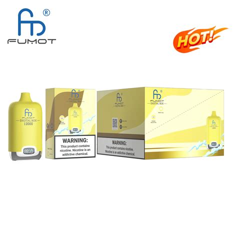 Original Fumot Digital Box 12000 Puff Disposable Vapes Pen Puff 12k E