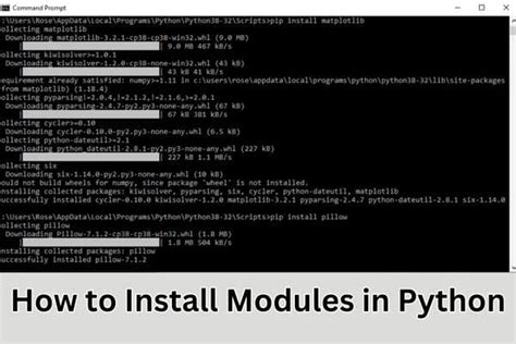 How To Install Modules In Python