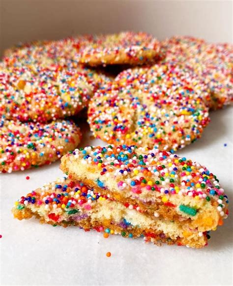 Crispy Crunchy Sprinkle Sugar Cookies