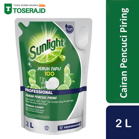 Sunlight Cairan Pencuci Piring 2 Liter Lazada Indonesia