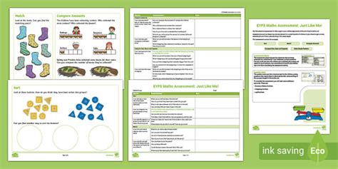 Eyfs Maths Assessment Supports White Rose Maths Just Like Me