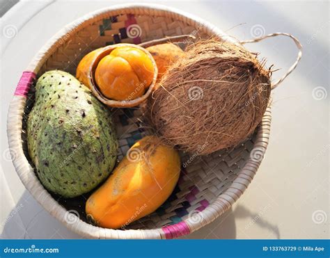 Exotic fruits in africa stock image. Image of east, nutrition - 133763729