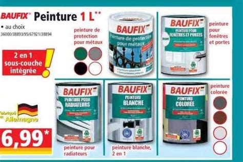 Promo Peinture 1l Baufix Chez Norma ICatalogue Fr