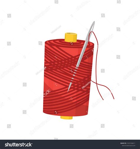 Spool Thread Vector Illustration Stock Vector Royalty Free 1523108411