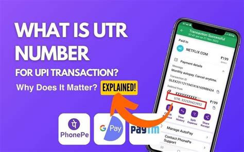 What Is Utr Number For Upi Transaction Why Does It Matter Explained