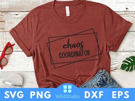 Png Chaos Coordinator Svg Sublimation Or Screen Printing Cricut Dxf And