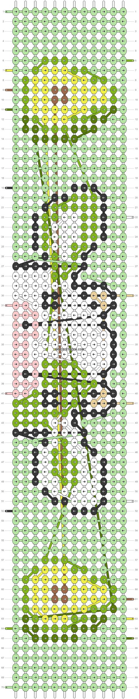 Alpha Pattern 107383 Braceletbook String Bracelet Patterns