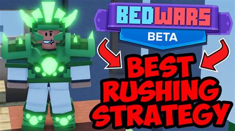 Roblox Bedwars Best Rushing Strategy WIN EVERYTIME YouTube