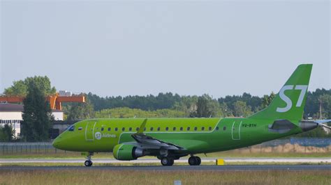 S7 Airlines on the runway 7075749 Stock Video at Vecteezy