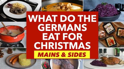 German Christmas Food Traditions German Christmas Dinner Menu Youtube