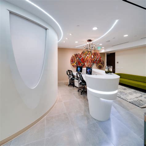 Curved Shape Led Corian Furniture Modern Design Clinic Hospital ...