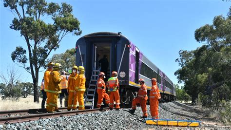 V Line Train Toyota Hilux Ute Collide At Woodvale Level Crossing