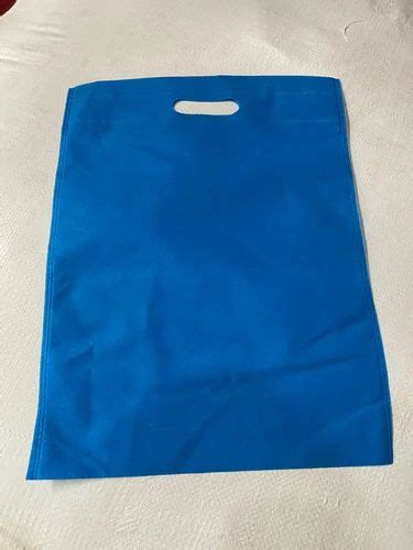 Plain Blue D Cut Non Woven Bag For Shopping At Rs Kg In Delhi Id