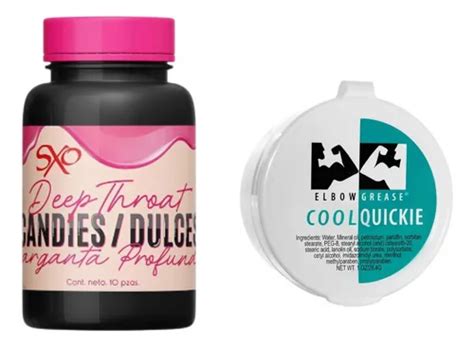 Lubricante Dilatador Anal Elbow Grease Dulces Deep Throat Fresa Frío Meses sin interés