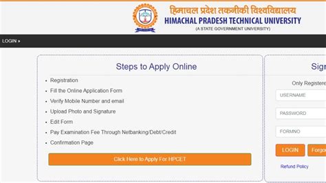 HPCET Application Form 2022 Out At Himtu Ac In Check And Apply Link