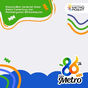 28 Twibbon Hari Jadi Kota Metro 2023 Ke 86 Meriahkan Dan Pasang Fotonya