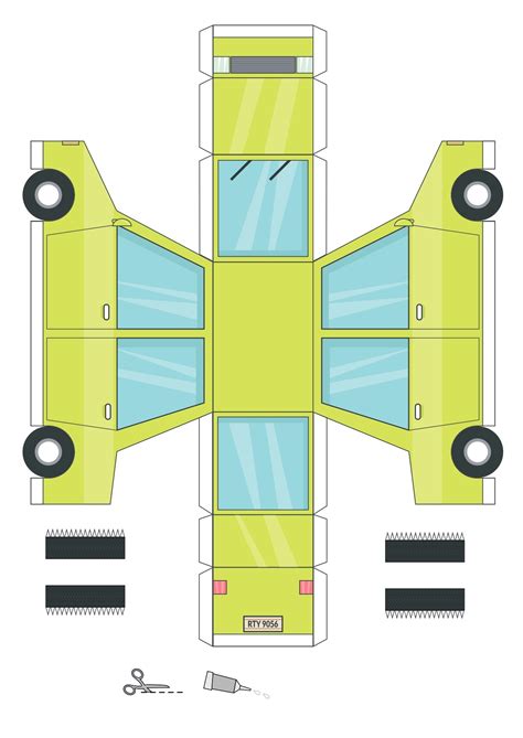Бумажные модели машин и поездов | Аналогий нет