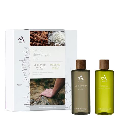 Arran Sense of Scotland Men's Lochranza Bath & Shower Gel Gift Set | Bath & Unwind | Official ...