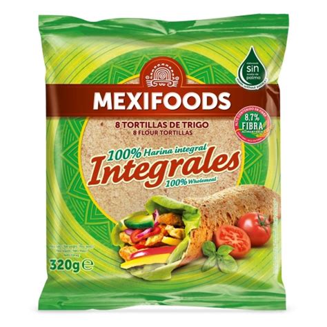 Tortillas De Trigo Integrales Mexifoods Ud Supermercado Online