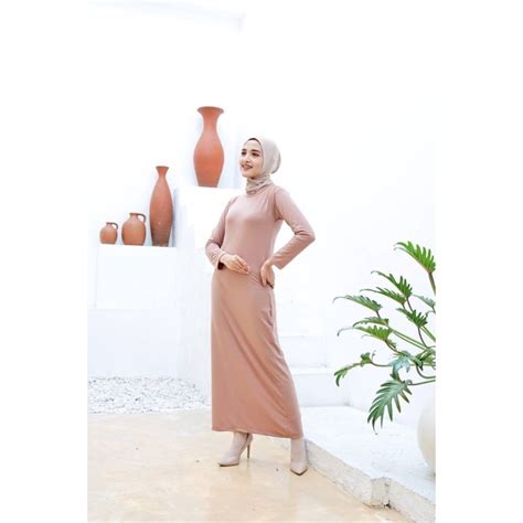 Jual Inner Dress Lengan Panjang Gamis Manset Lengan Panjang Spandek