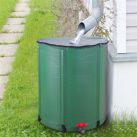 Buy Collapsible Rain Barrel Water Collector Volowoo Portable Water