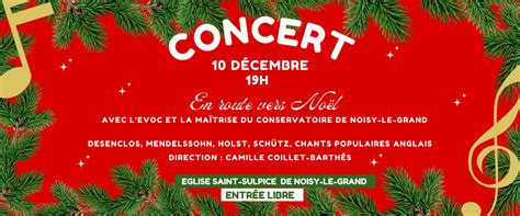 Concerts de Noël Ensemble vocal Création