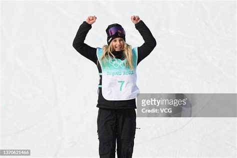 Gold Medallist Anna Gasser Of Team Austria Poses During The Womens