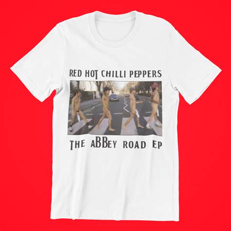 Camiseta Unissex Red Hot Chilli Peppers Abbey Road Ep Imitando Beatles Shopee Brasil