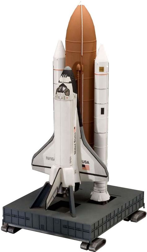 1/144 Space Shuttle Discovery w/Booster Rocket Plastic Model Kit ...