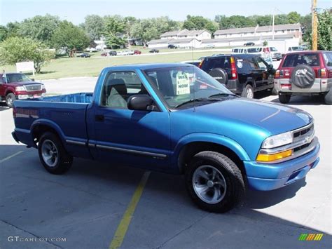 2000 Space Blue Metallic Chevrolet S10 Ls Regular Cab 35427510 Photo 3 Car