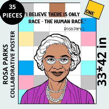 Rosa Parks Collaborative Art Poster Project Women S Black History Month