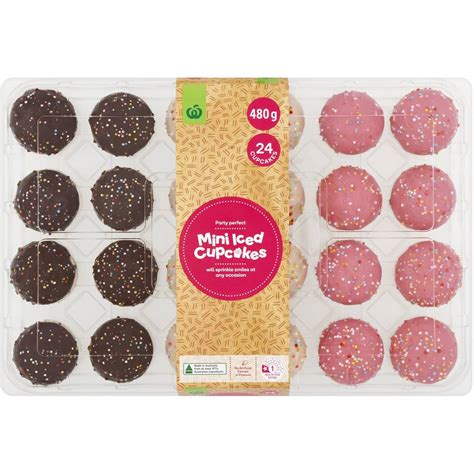 Woolworths Mini Iced Cupcakes With Sprinkles 24 Pack Is Not Halal