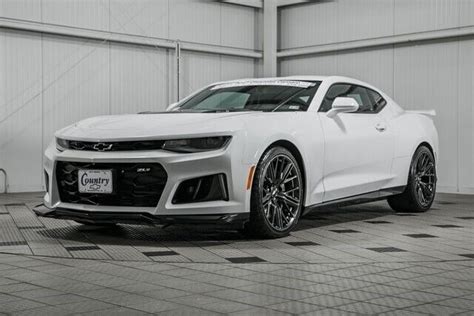 2017 Chevrolet Camaro Zl1 20348 Miles Summit White 2d Coupe 62l V8